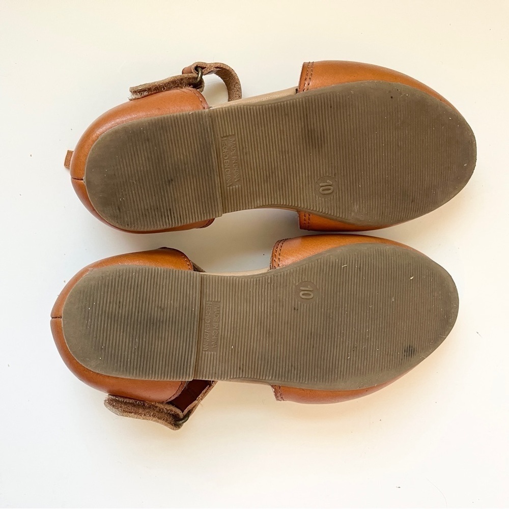 Toddler Girls Cognac Huarache Sandals - Picture 2 of 5